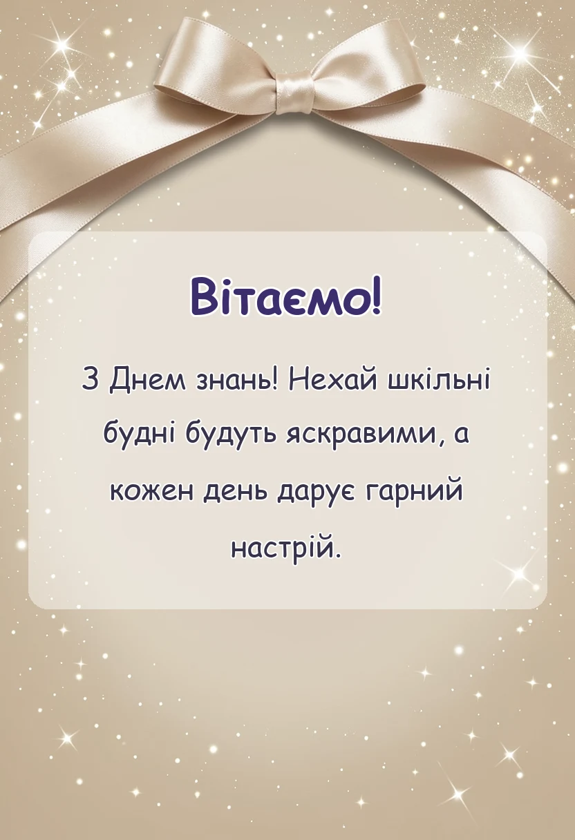 вітальна листівка - картинки з першим вересня дитині