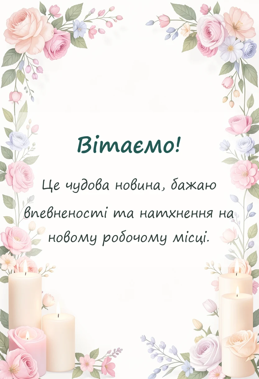красива листівка: картинки з підвищенням колезі
