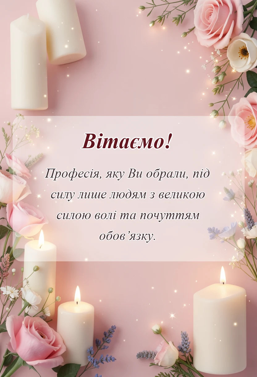 листівка з побажанням - привітання з днем шахтаря