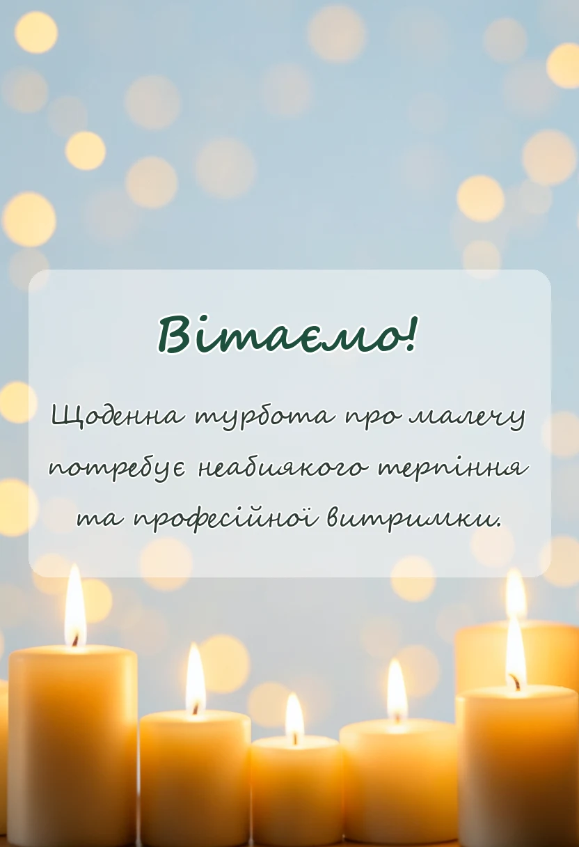 листівка з побажанням - подяка вихователям садочка