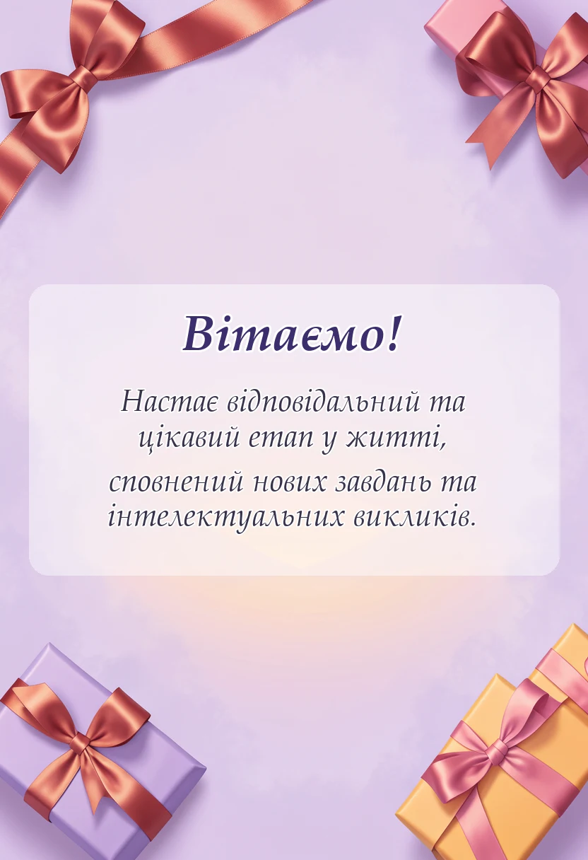 святкова картинка: привітання з першим вересня дитині