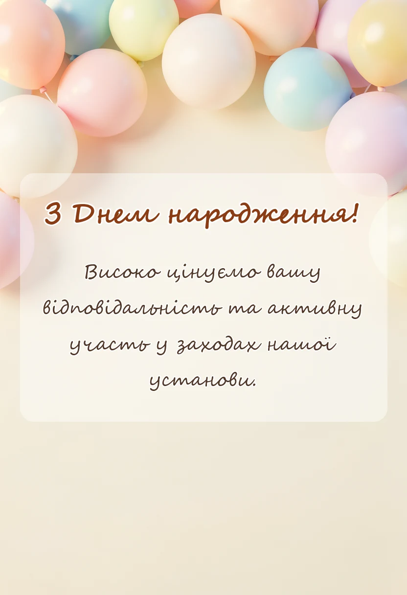 вітальна листівка - подяка батькам за співпрацю щирі слова та зразки