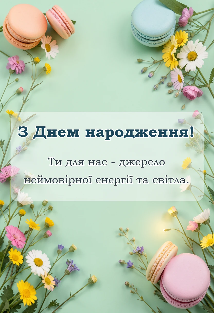святкова картинка: привітання з днем народження підлітку