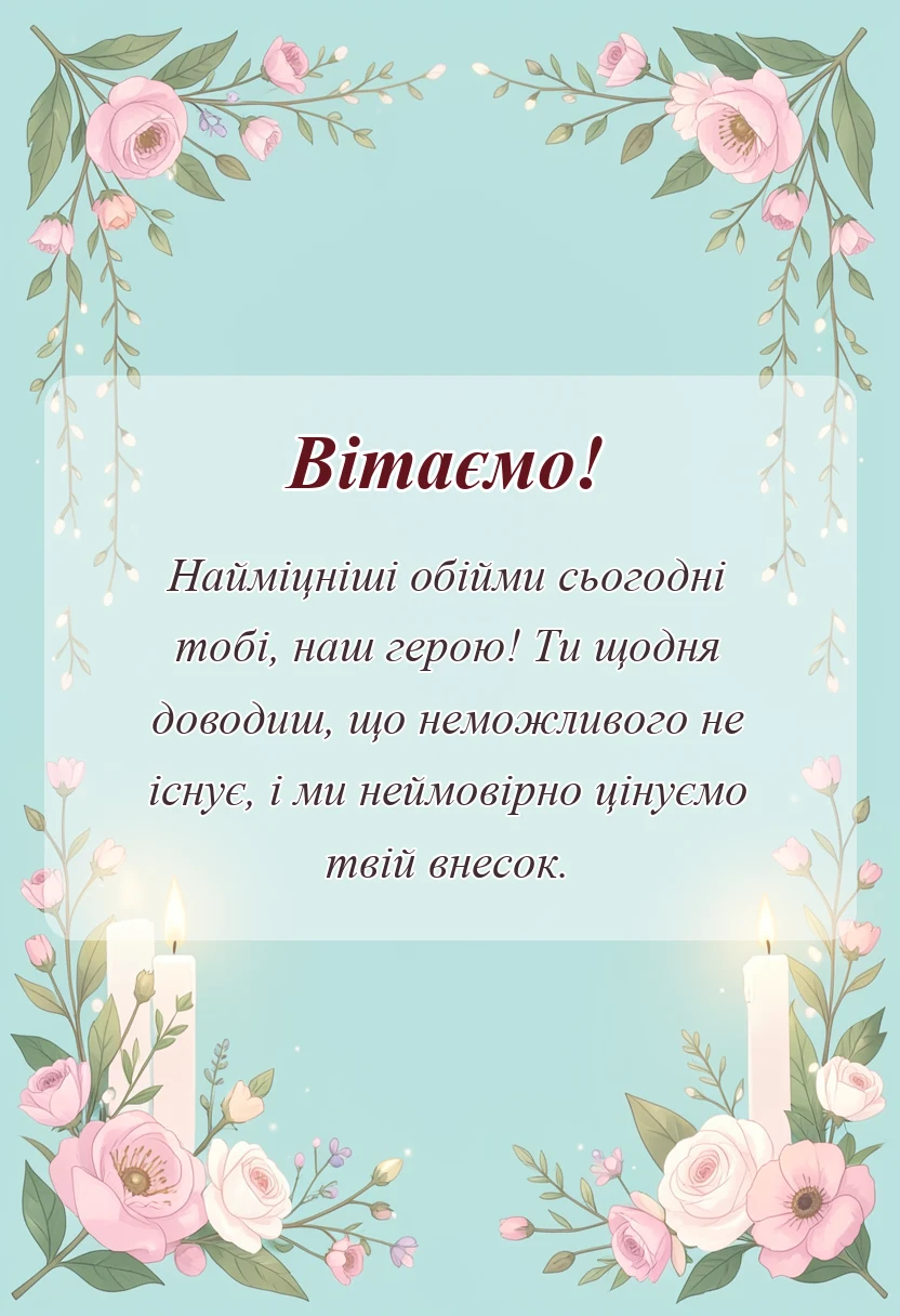 красива листівка: привітання з днем шахтаря