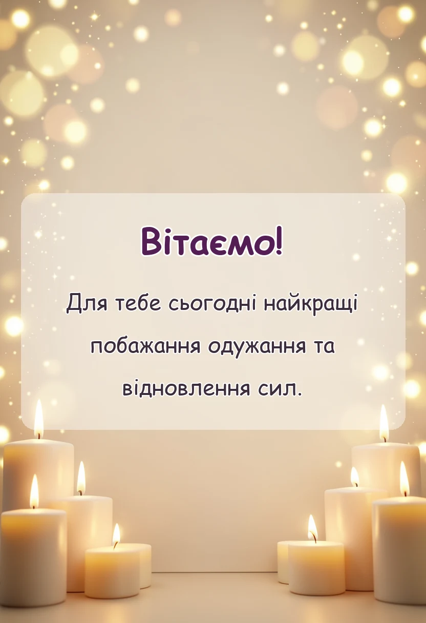 вітальна листівка - побажання здоров'я картинки