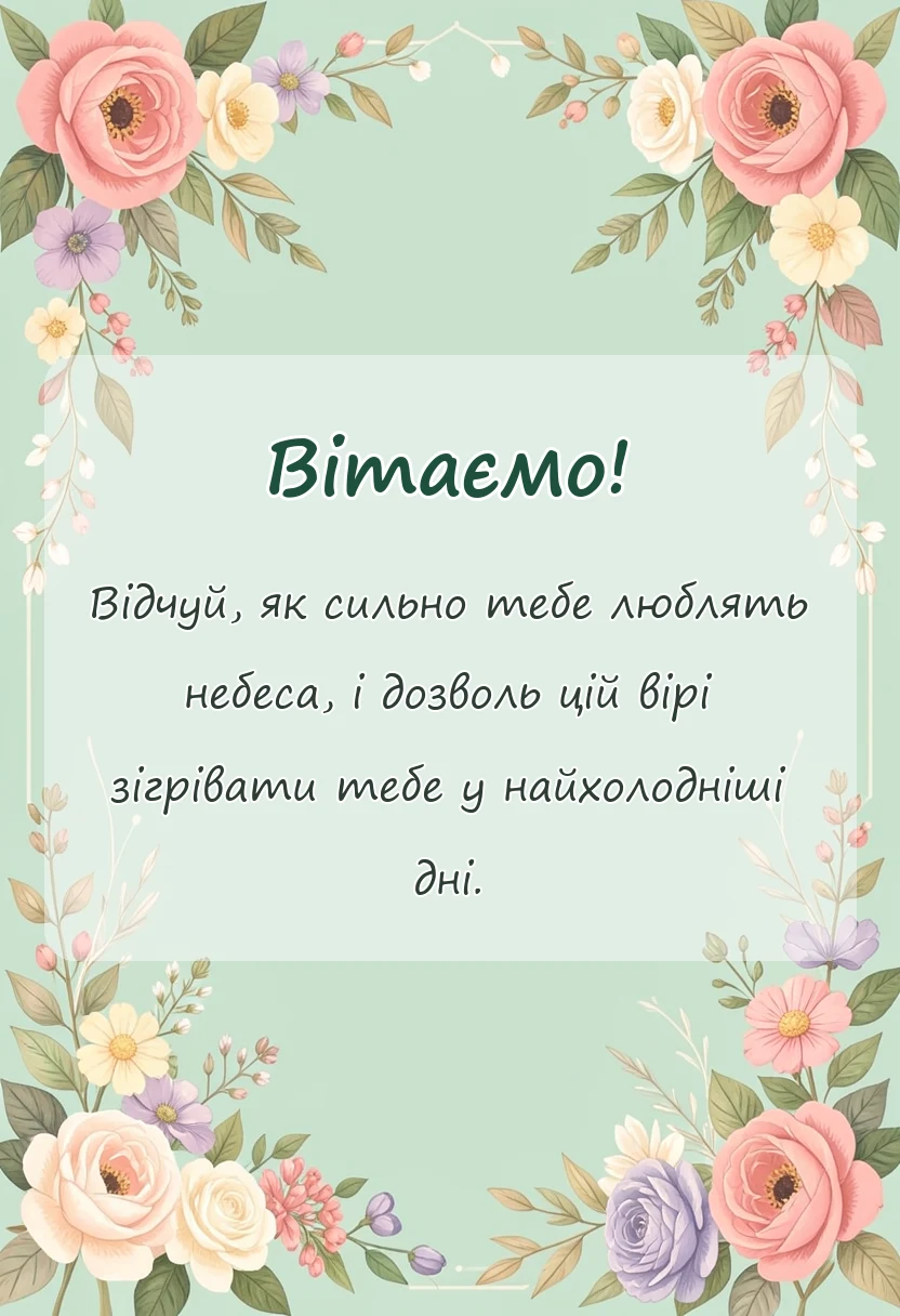 вітальна листівка - перше причастя цитати