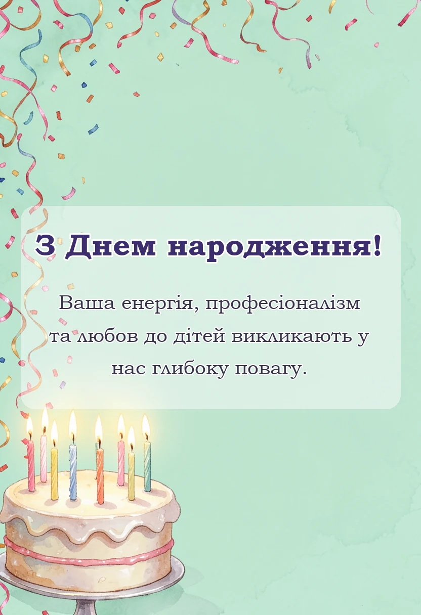 святкова картинка: подяка вчительці від батьків своїми словами