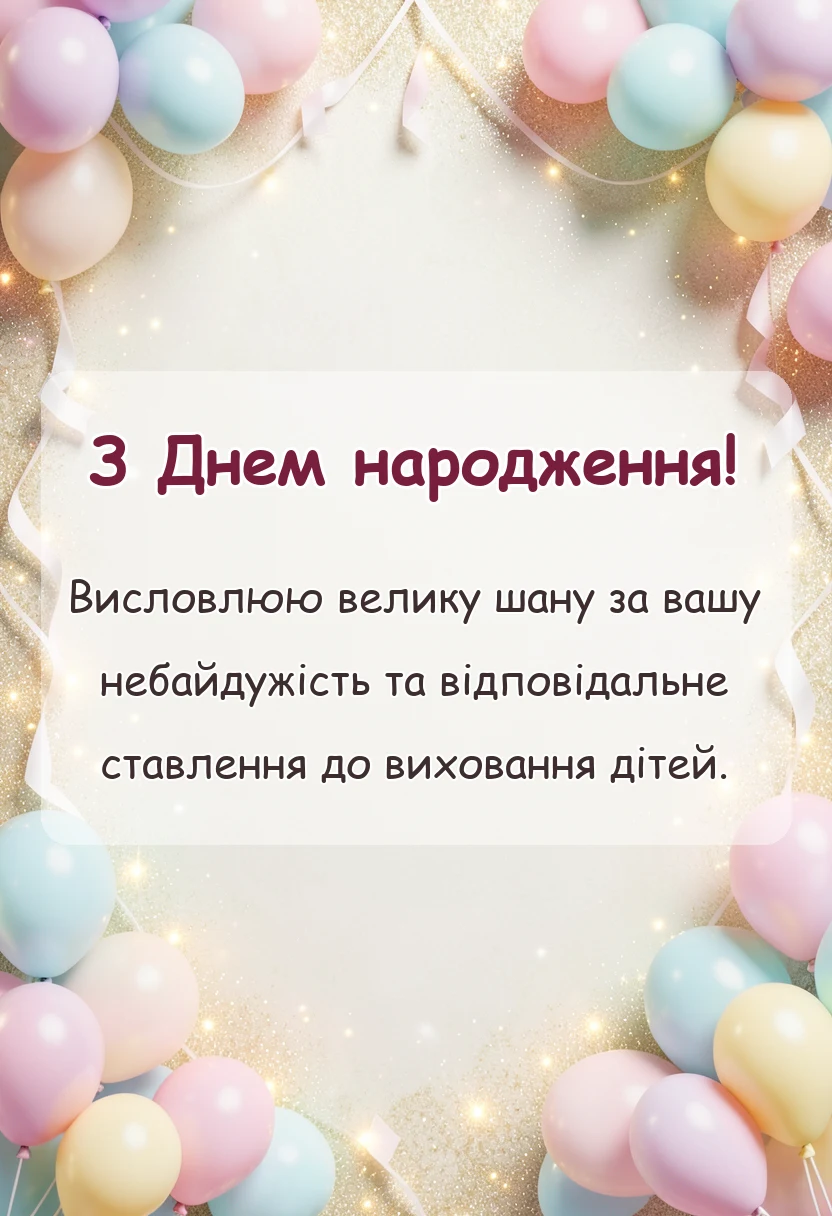 красива листівка: подяка батькам за співпрацю щирі слова та зразки