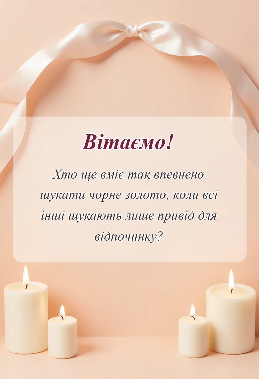 унікальна листівка - привітання з днем шахтаря