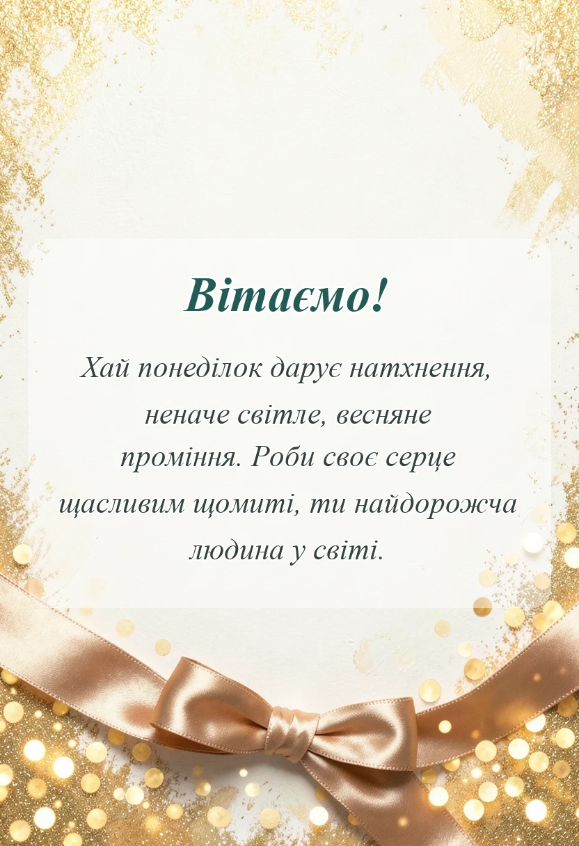 святкова картинка: картинки з початком нового тижня своїми словами