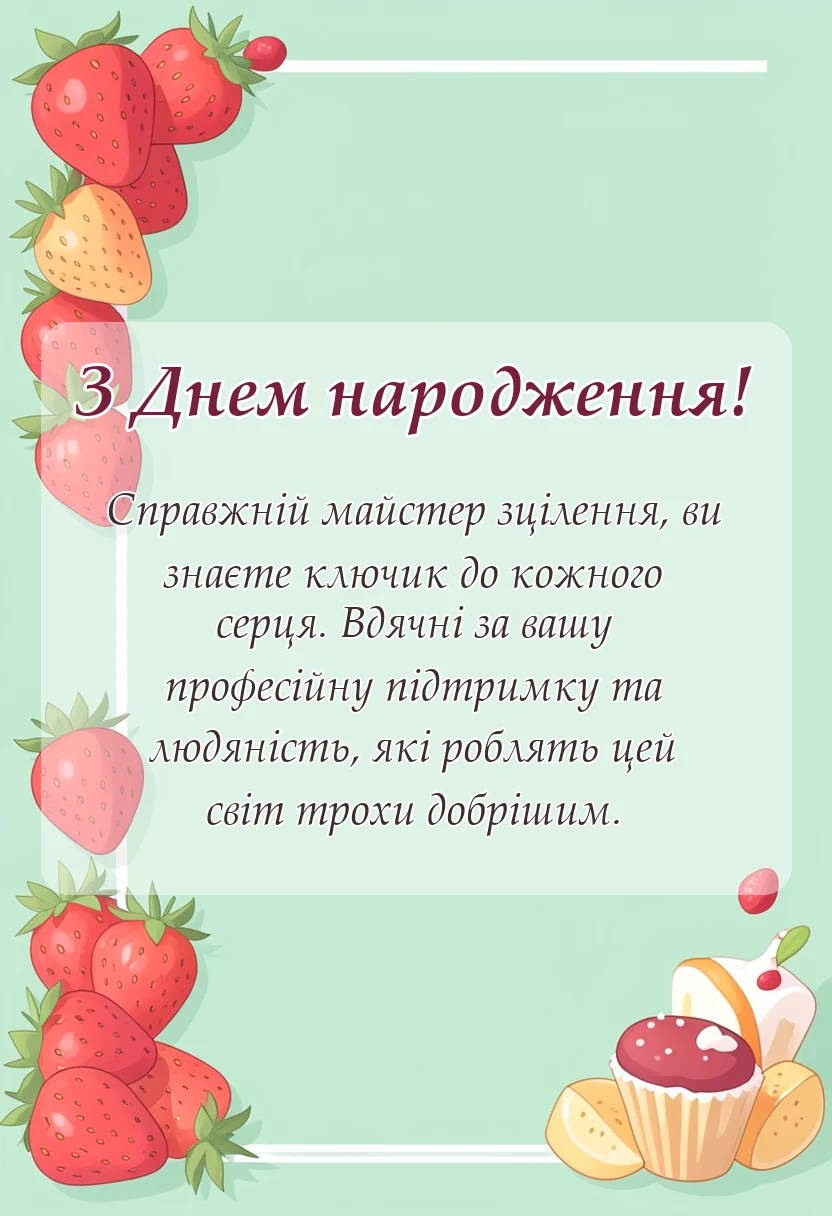 листівка з побажанням - картинки сімейному лікарю
