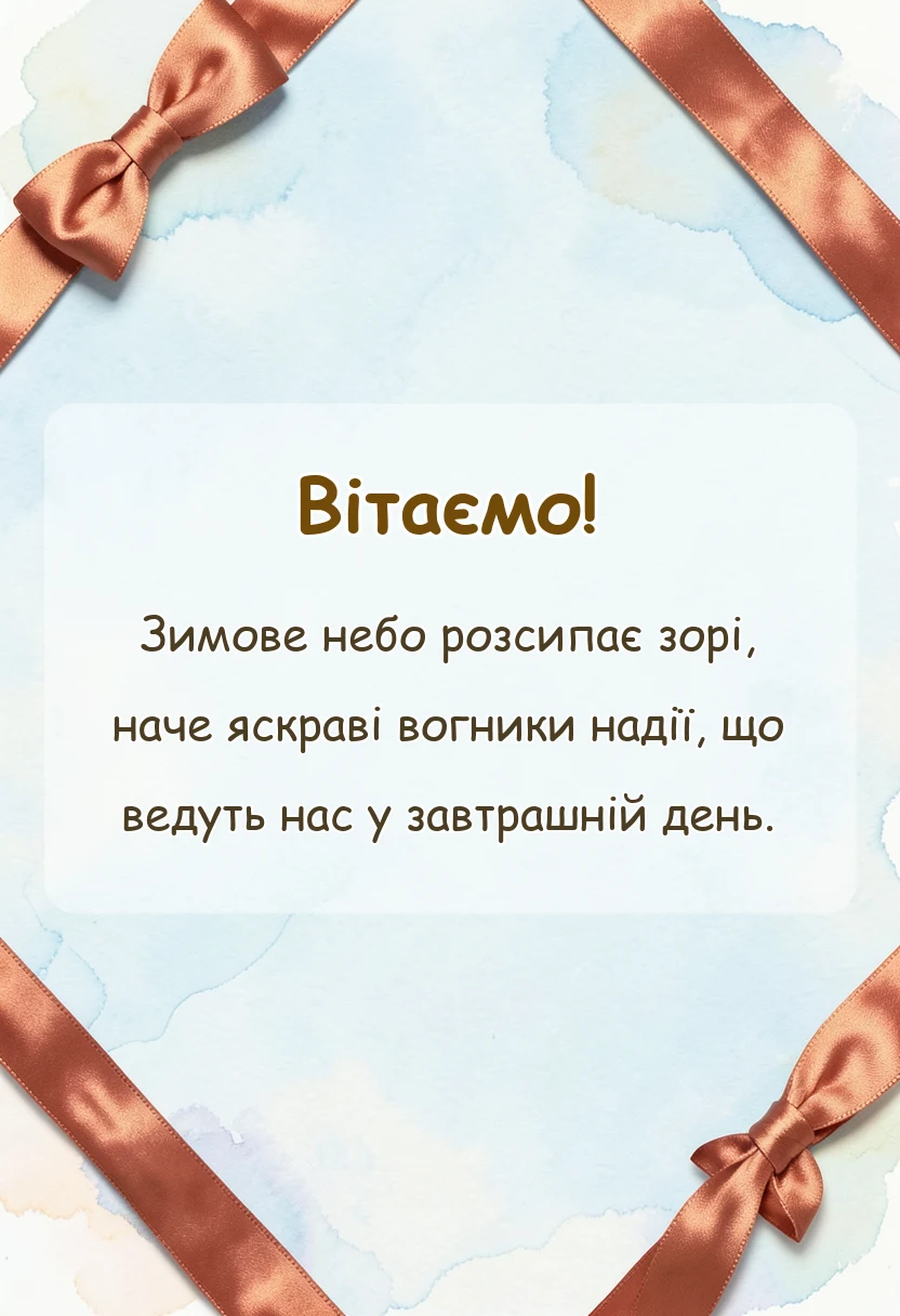 унікальна листівка - картинки з новим роком в прозі