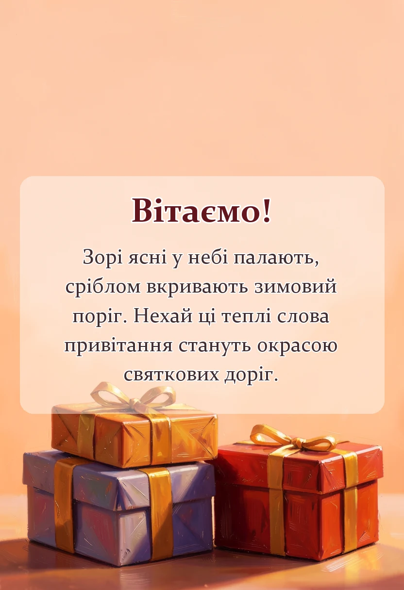 вітальна листівка - картинки зі старим новим роком українською