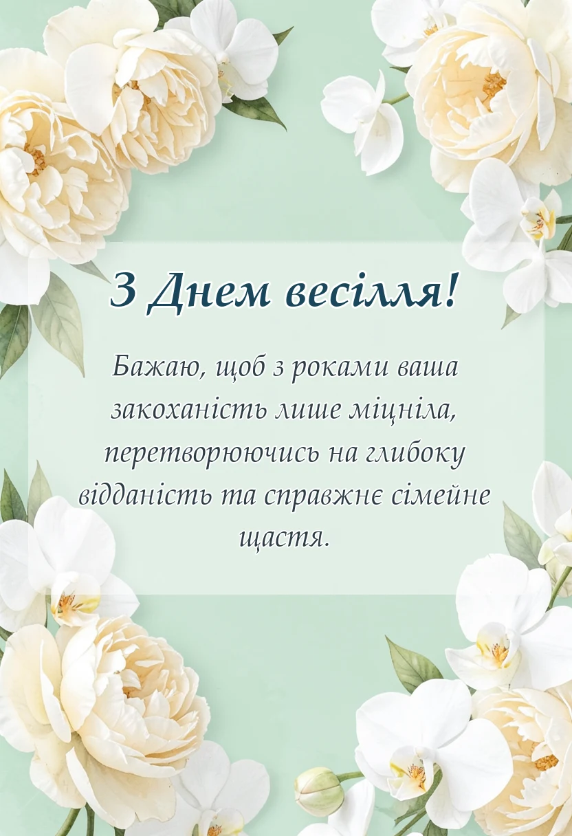 святкова картинка: весільні тости короткі