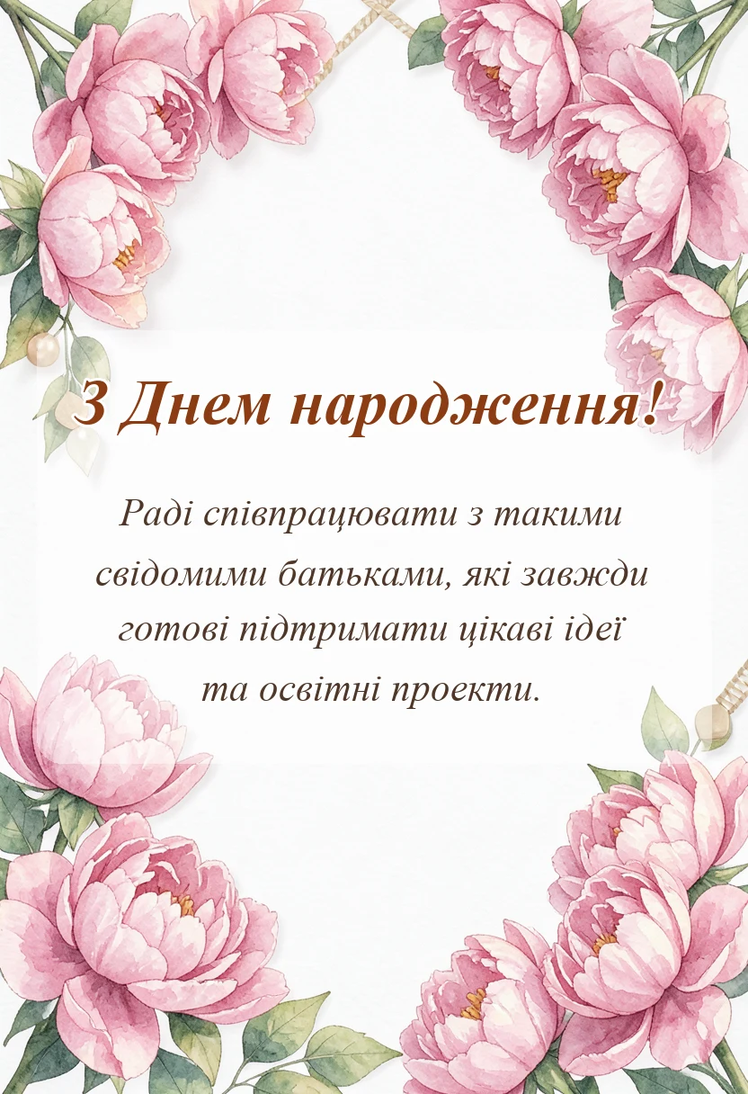 красива листівка: подяка батькам за співпрацю щирі слова та зразки