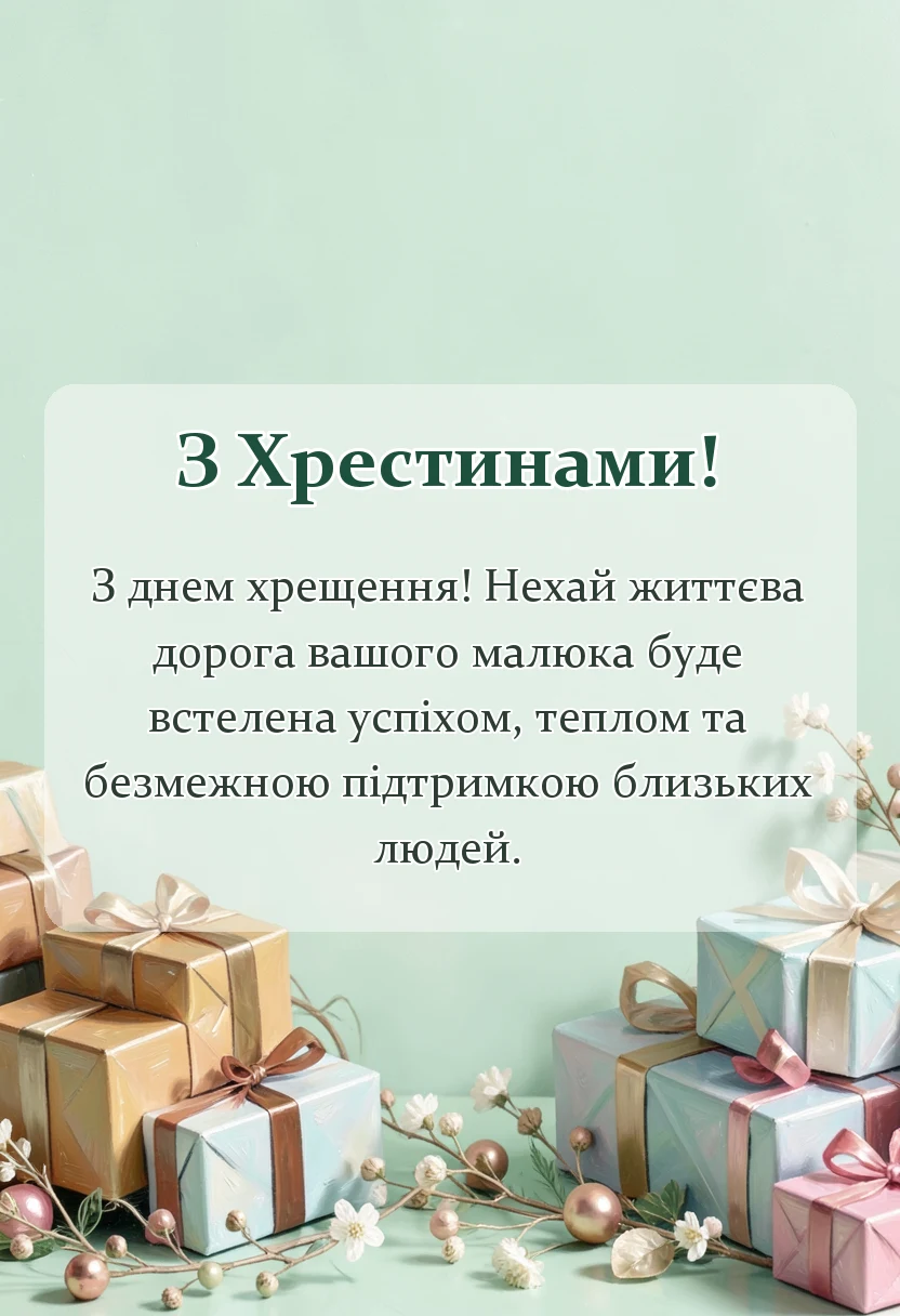 святкова картинка: картинки на хрестини