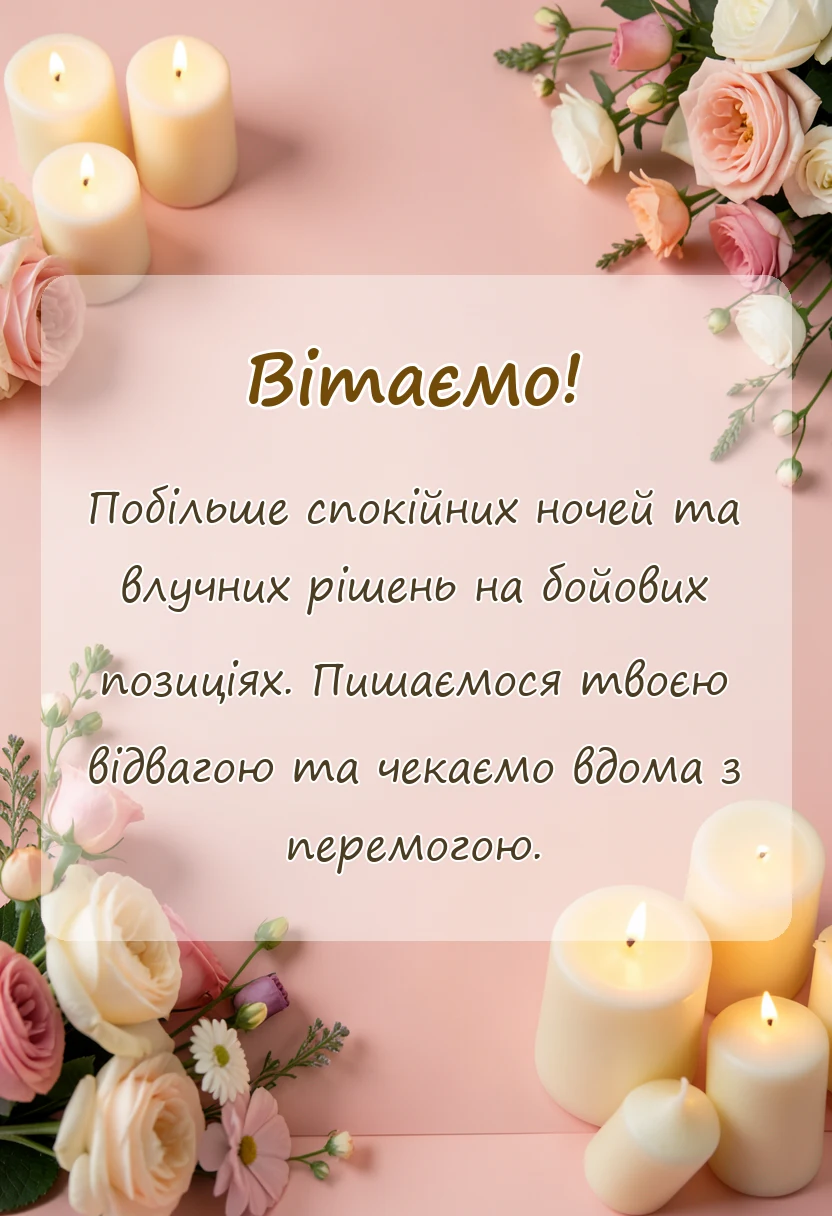 листівка з побажанням - що можна побажати зсу своїми словами