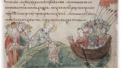 Cossacks on a boat